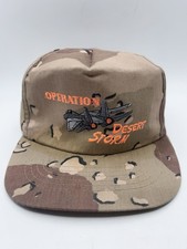 Operation Desert Storm Camouflage F-15 SnapBack Americap Hat Cap Made In USA