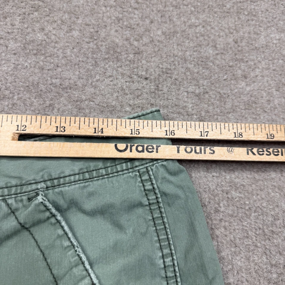 Vintage Polo Ralph Lauren Jeans Co. Pantalones cortos para mujer talla 8 verde cargo bebé muñeca Foto 3 de 4