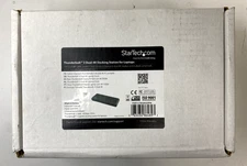 StarTech TB3DK2DPWUE Thunderbolt 3 Dual 4K Docking Station with power supply