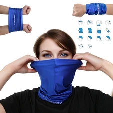 AMORESY Unisex Oil Glitter Sunscreen Scarves Cycling Face Mask Headscarf Outdoor