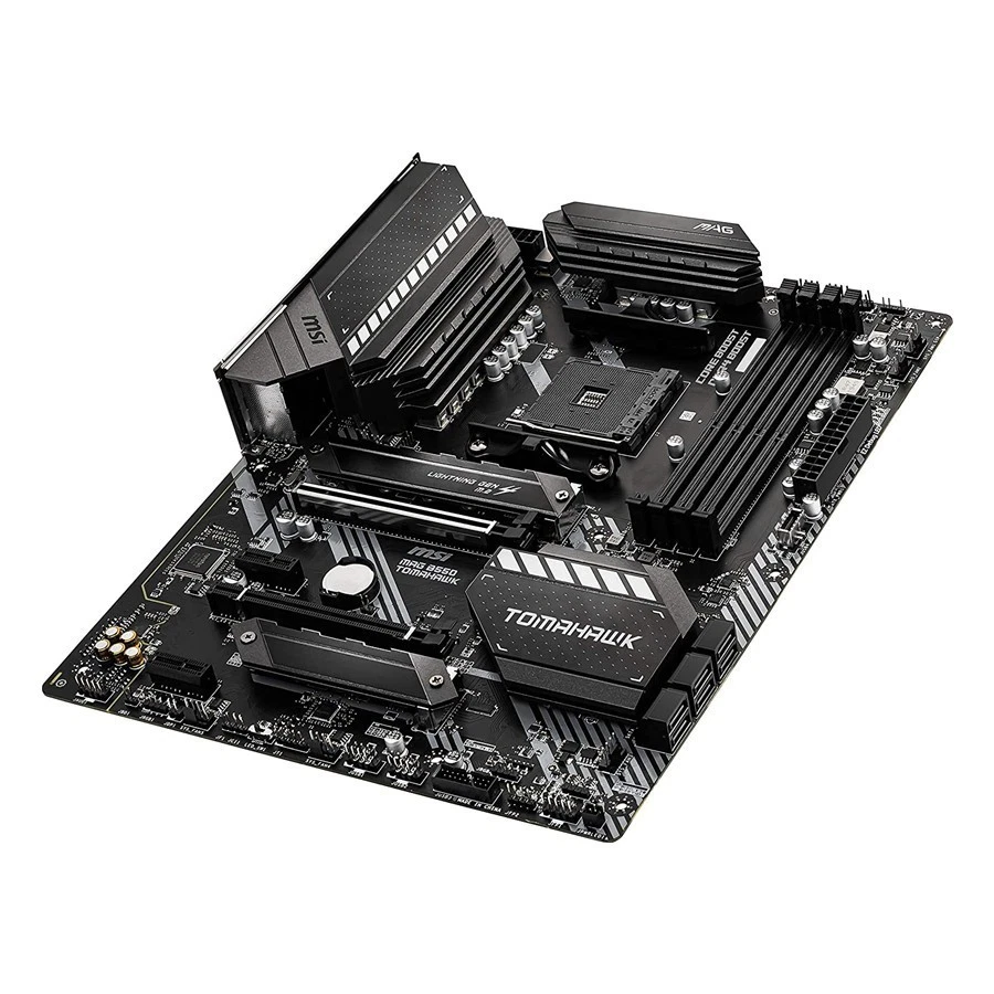 For MSI MAG B550 TOMAHAWK motherboard B550 AM4 4*DDR4 128G HDMI+DP ATX Tested ok - Image 3 of 4