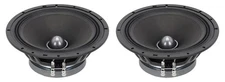(2) Sundown Audio LCMR-8 100 Watt 8" Car Audio Midrange Speakers 4 Ohm S-LCMR84