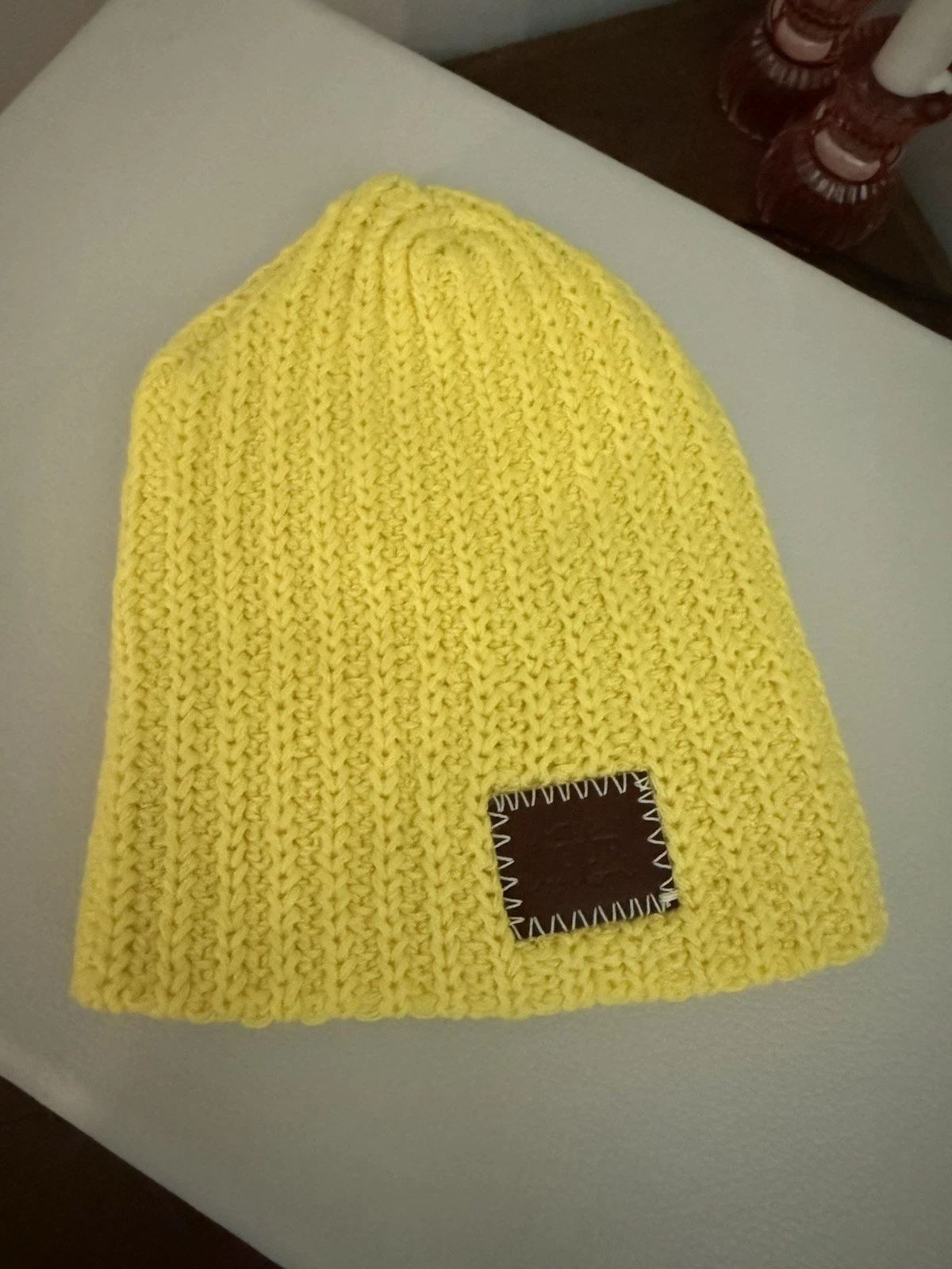 Baby Shark x Love Your Melon Yellow Beanie For Infants NWOT MSRP $35