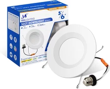 LED Recessed Lighting 6 Inch Retrofit,2700K/3000K/3500K/4000K/5000K,6 LED Can Li