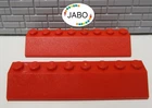 (i3/10) LEGO 2x 4445 Slope Roof Brick 2x8 Red 45°