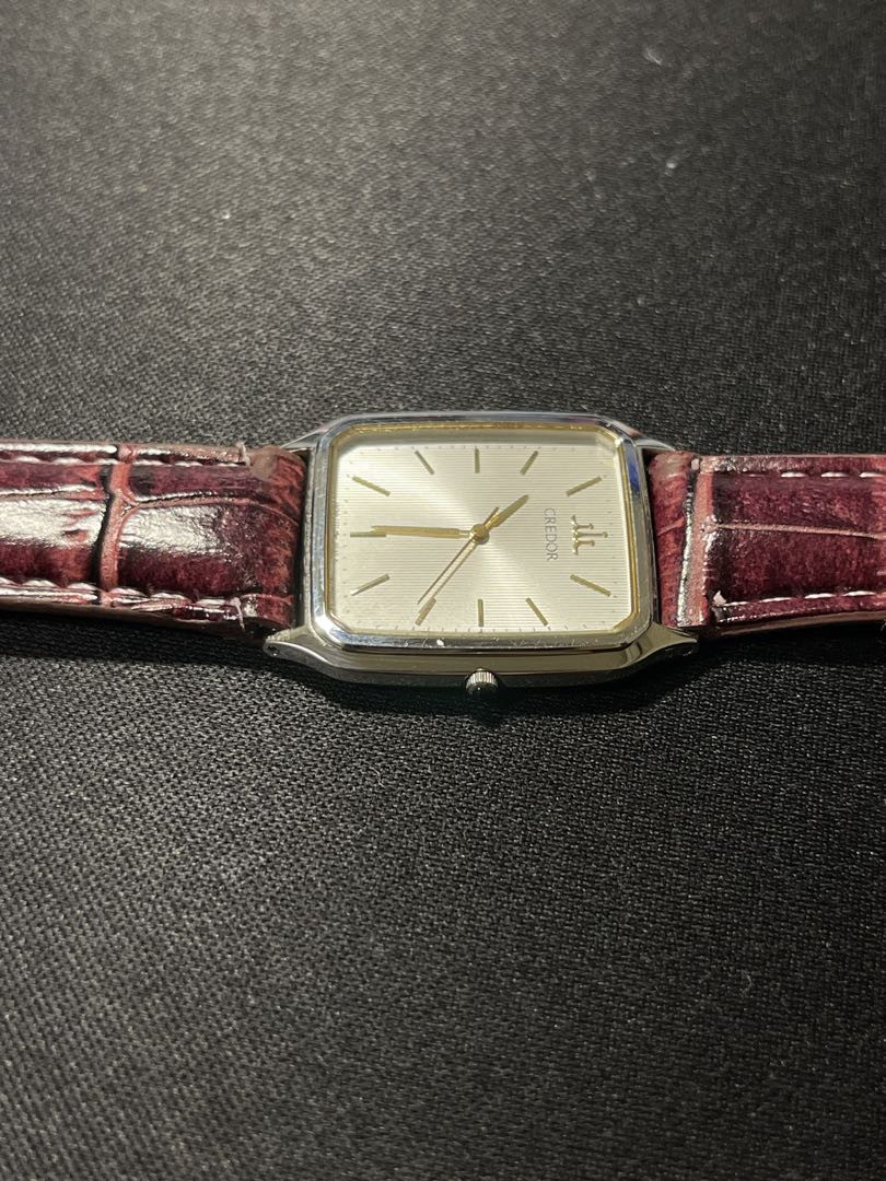 Seiko Credor 7771-5030 Analog Quartz Men A-19 Rare! Good Seiko Credor 7771-5030 Analog Quartz Men A-19 Rare! Good