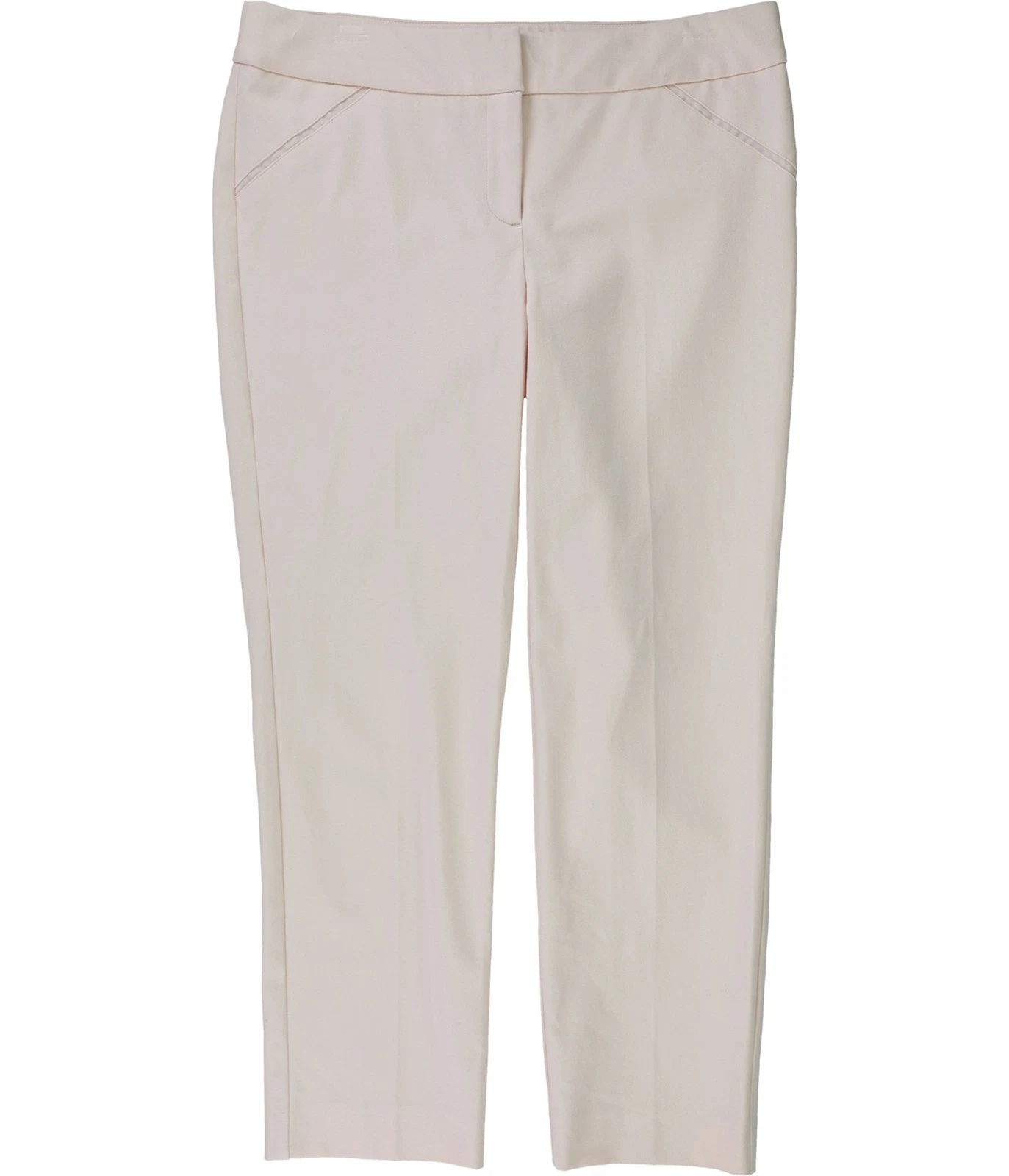 Alfani Womens Solid Tapered Slim Cropped Capri Casual Pants, ltpaspink, 8