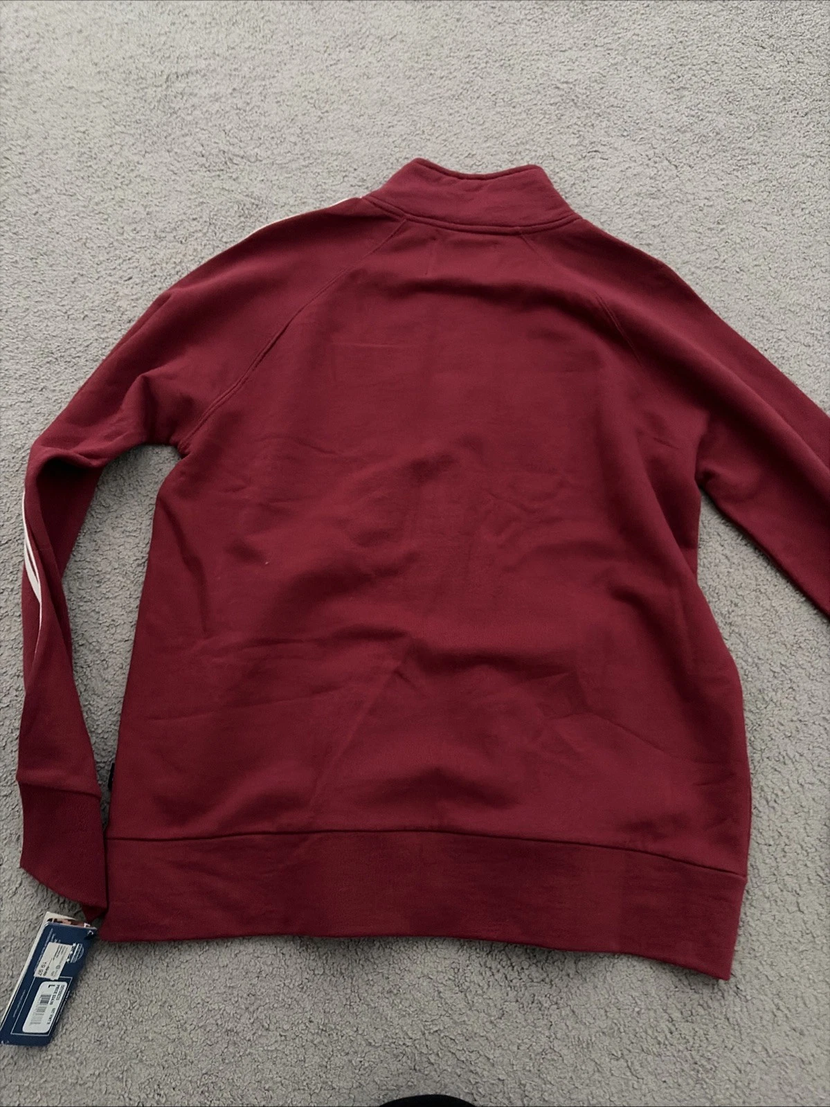 CCCP Russia Soviet Sickle Full Zip Jacket Men's L Red Sweatshirt - product detail image 5