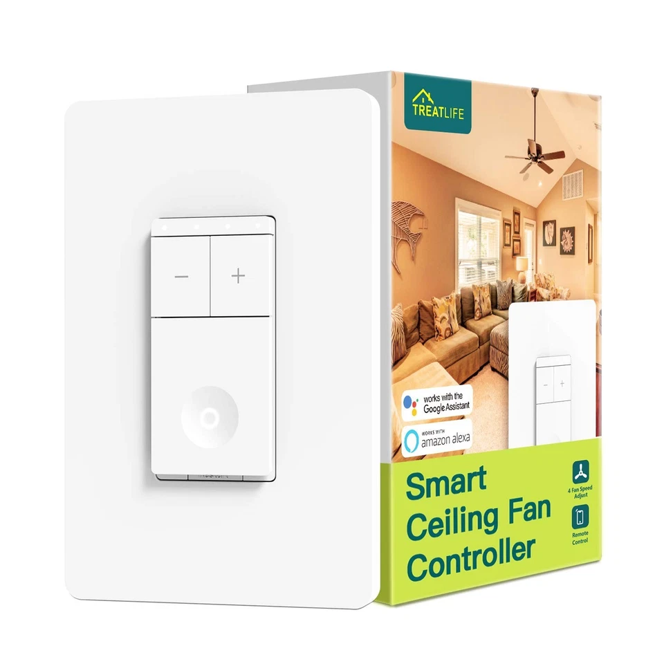 Alexa Compatible Ceiling Fan Switch - Remote Control - Image 3 of 4