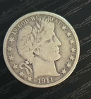 1911-S Barber Half Dollar 50c