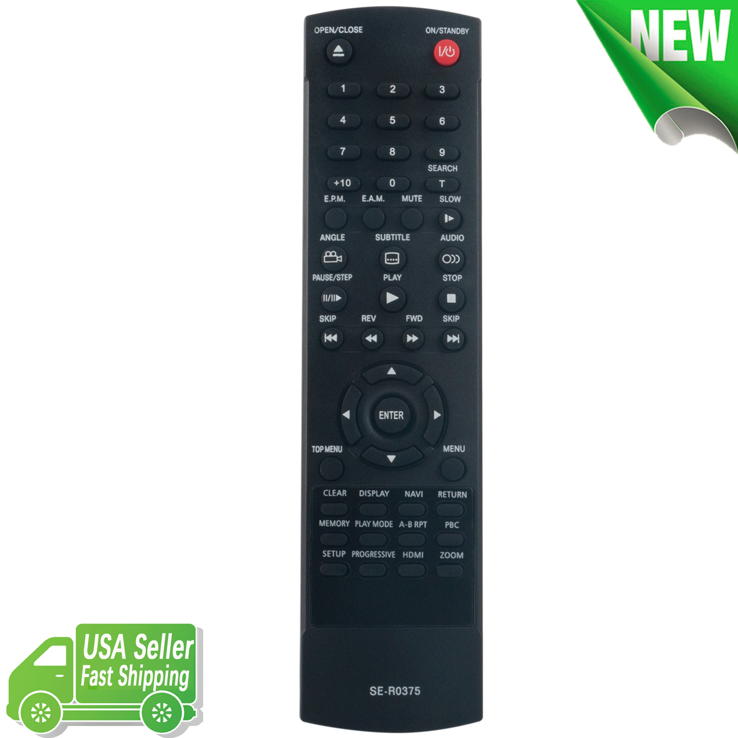 Remote for TOSHIBA DVD SE-R0375 Replace Control  SD-K1000 SD-K1000K SD-K1000KU