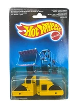 Hot Wheels Road Roller Rouleau Compresseur Foreign #3853 NRFP 1987 Yellow 1:64