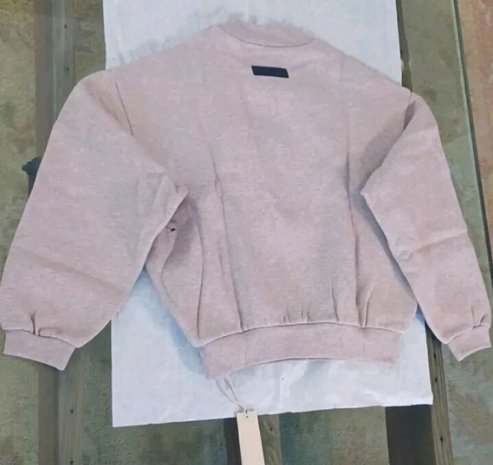 FEAR OF GOD Maglietta in jersey misto cotone applicato logo PAURA DI DIO ESSENTIALS KIDS anni 8 grigio