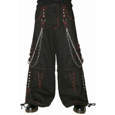 Extreme Bondage Skater Gothic Punk Rocker Cyber Goth Steampunk Biker Trip Pant
