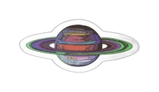 Planet Saturn Sticker Decal