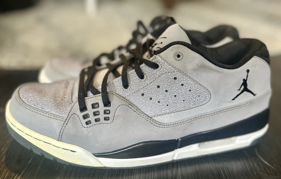 Nike Jordan Flight Sc-1 599929-003 Zapatos de Baloncesto Bajos Gris Cemento Negro 10.5 Foto 3 de 4