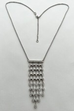 DIAMOND NECKLACE 18K WITE GOLD, 0.90 CARAT DIAMONDS APPR. RET USD 4,500 TAX