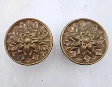 Antique/Vintage Small Knobs Drawer Door Pull Victorian Furniture Hardware Pair