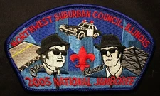 NORTHWEST SUBURBAN COUNCIL ILLINOIS BSA OA  2005 JAMBOREE BLUES BROTHERS JSP CSP