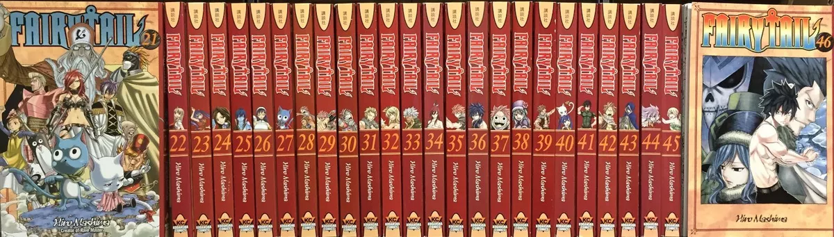 Fairy Tail manga set volumes 1-63 complete english version anime