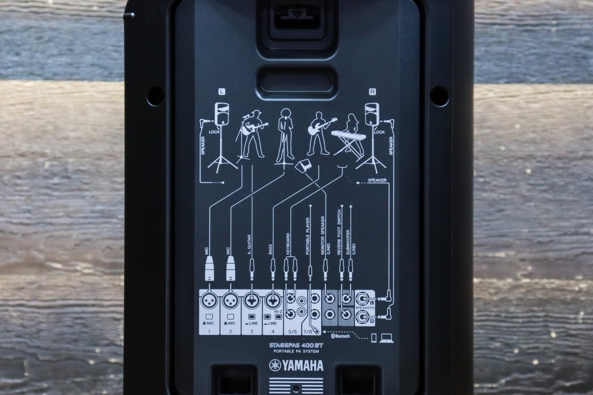 Yamaha StagePas 400BT 400W (200W+200W) 8 Yamaha StagePas 400BT 400W (200W+200W) 8
