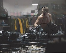 JAI COURTNEY SIGNED DIVERGENT MOVIE 8X10 PHOTO COA CAPTAIN ERIC SUICIDE SQUAD
