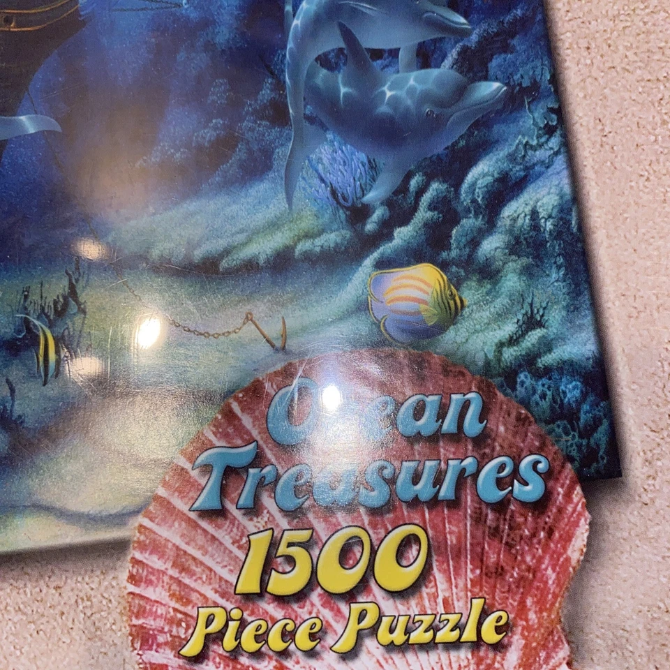 Ocean Treasures David Miller 杰作 1500 件拼图 24"x33" A41 — 第 3/3 张图片