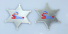 CITIES SERVICE OXY | *Vintage* x2 Star Badge Oil/Gas Collectible