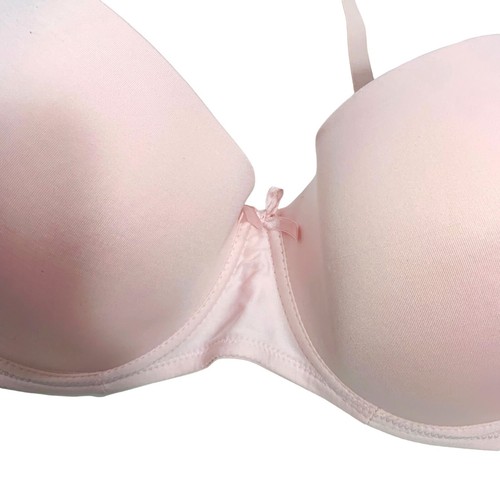 Laura Ashley Full Figure Bra Sz 40D Pink Comfort Strap Extra Cushion Intimates - Picture 3 of 8