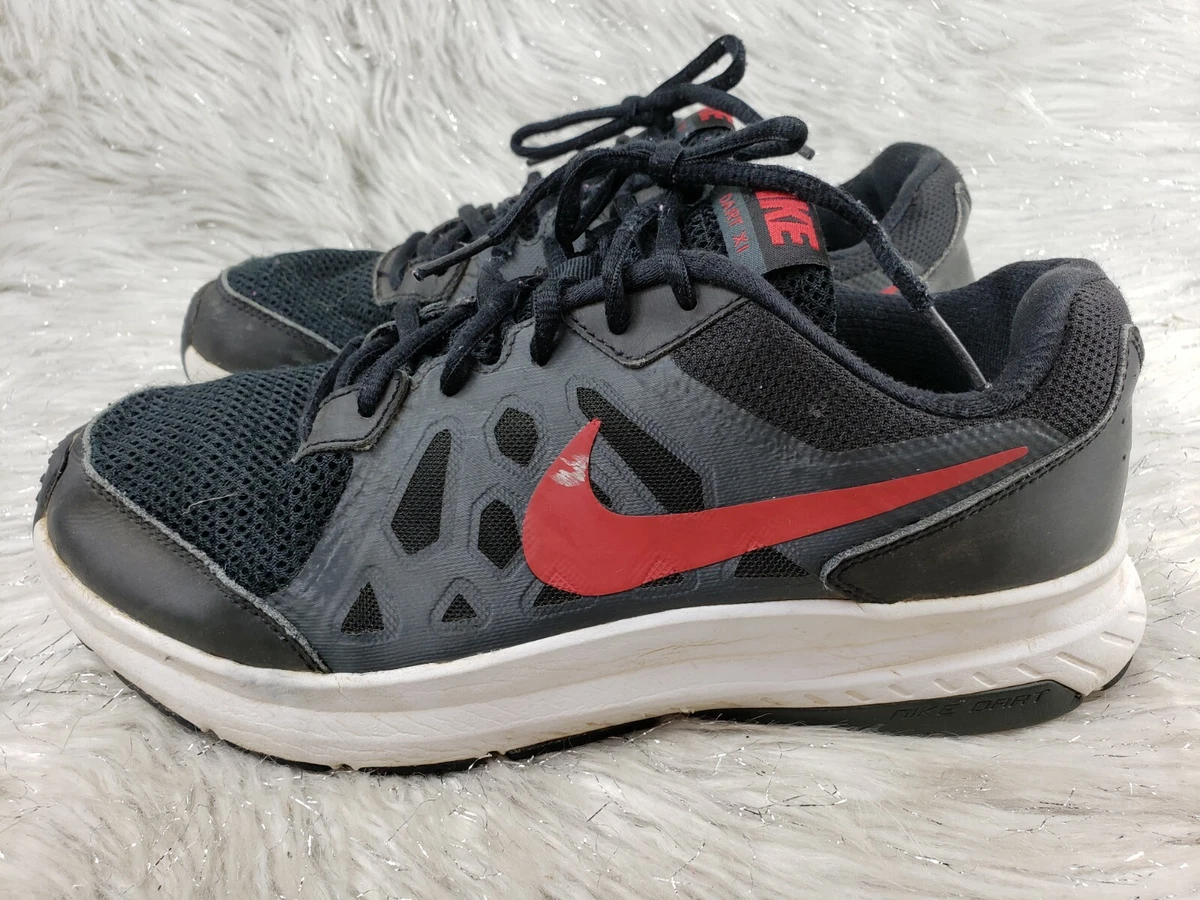 Cuadrante evitar béisbol NIKE DART 11 XI 724940-006 Black Red Sneakers Size 8 / 41 | eBay