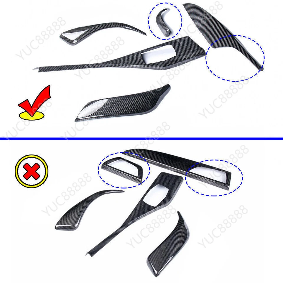 Cubierta interior fibra carbono seca decoración BMW F21 F22 F87 M2 120i M235i Foto 3 de 4