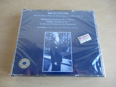 Bruno Walter-Beethoven Symphony No.3-Mahler Symphony No.5-sealed 2er CD Box