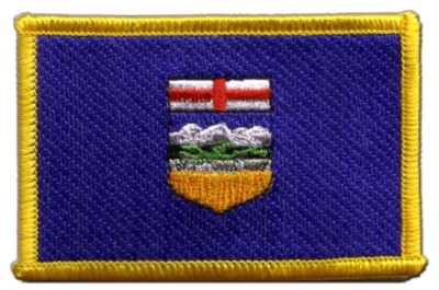 Kanada Alberta Aufnäher Flaggen Fahnen Patch Aufbügler 8x6cm