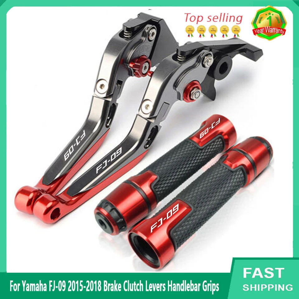 For Yamaha FJ-09 2015-2018 Accessories Handlebar Grip Brake Clutch Levers - Image 4 of 4
