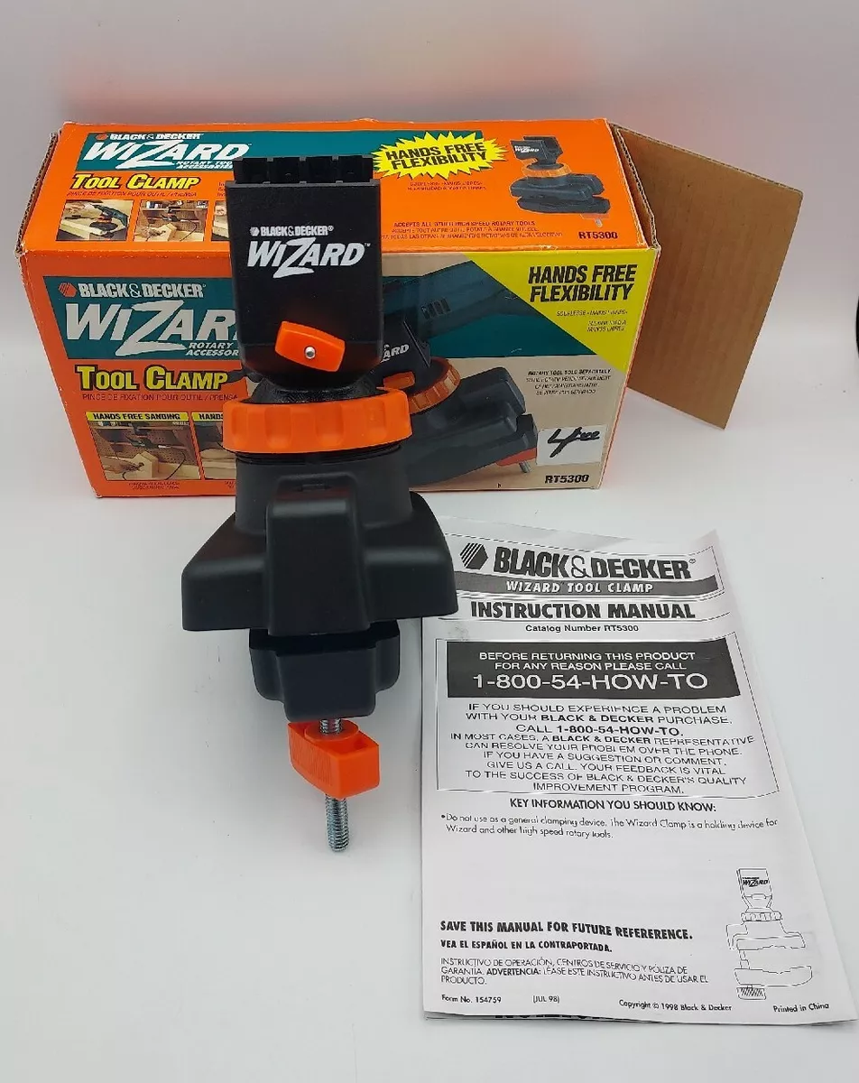 Black & Decker Wizard Rotary Tool Clamp Accessories RT5300