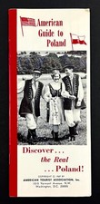 1969 American Guide To Poland Vintage Travel Foreign Tourist Culture Brochure