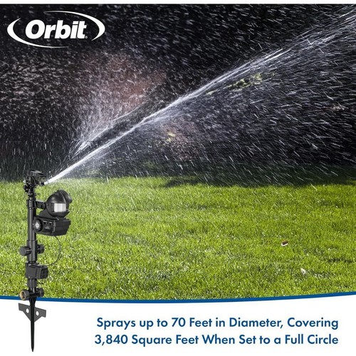 Orbit 62100 Yard Enforcer MotionActivated Sprinkler Black eBay