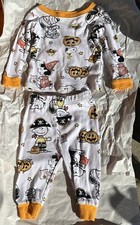 PEANUTS CHARLIE BROWN SNOOPY HALLOWEEN 2 PIECE PAJAMA SET 12 MONTH
