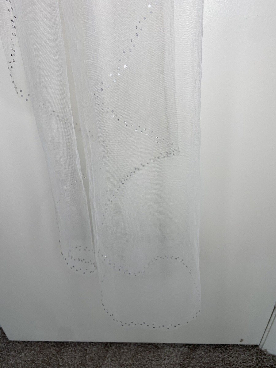 Swarovski Crystal Wedding Veil Erin Cole Design White 52  display picture 1