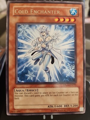 Cold Enchanter - Rare Foil - Yugioh Water Monster - Vintage