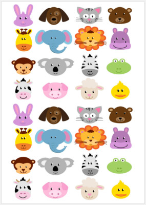 32x Zoo Wild Bauernhof Tiere Cupcake Toppers Essbare Backoblate Fairy Kuchen