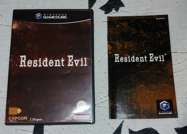 RESIDENT EVIL Gamecube Complete.PAL french! GAME,JEU,SPIEL,JUEGO. like new!!