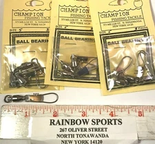 9 #5 BALL BEARING INTERLOCK SNAP SWIVEL 2in.  - DRIFTING & TROLLING SWIVELS