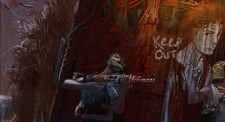 ??Rust Desk Mat, Keep Out, 80x40cm / 31.5in x 15.5in, Desk Pad, deskmat, merch