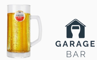 Single Amstel Tankard Pint Bierglas 50cl Brandneu