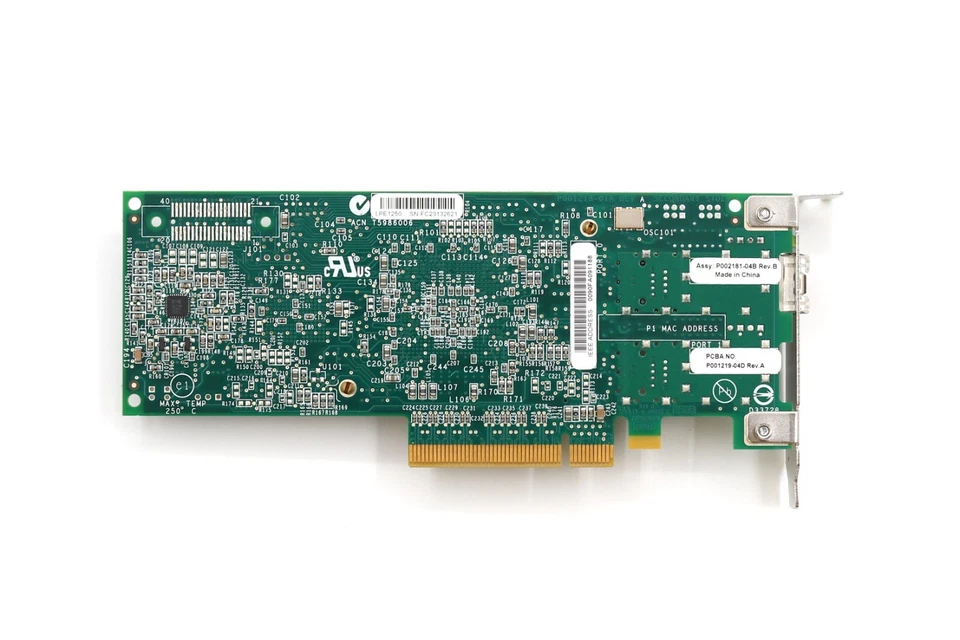 Emulex LPE12000 Single-Port 8GbE SFP PCIe Host Bus Adapter P/N: P002181-04B - Image 4 of 4