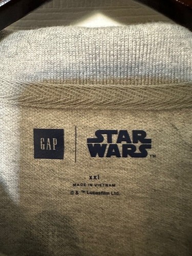 Gap Star Wars Gray Polo Top Size Youth XXL 14-16 NWT - Picture 3 of 4
