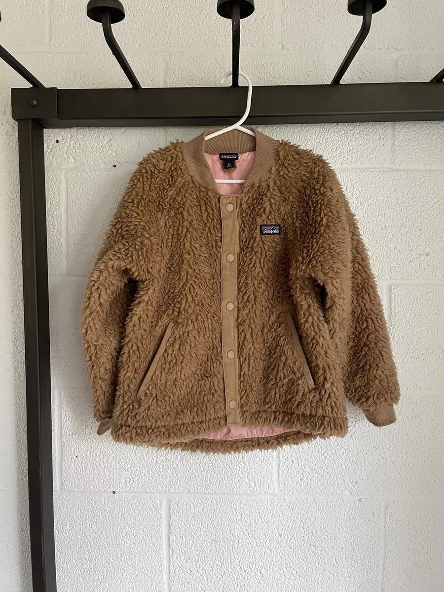 EUC Patagonia Girls Retro X Bomber Jacket Size 5-6 DARK CAMEL Snap | eBay