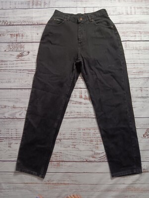 Lee Original Jeans Women's 10 S Black 5-Pocket High Rise Bootcut Cotton Blend