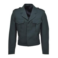 Original Belgische Armee Bluse Jacke Feldtruppen Freizeit Wolle Blouson grün NEU